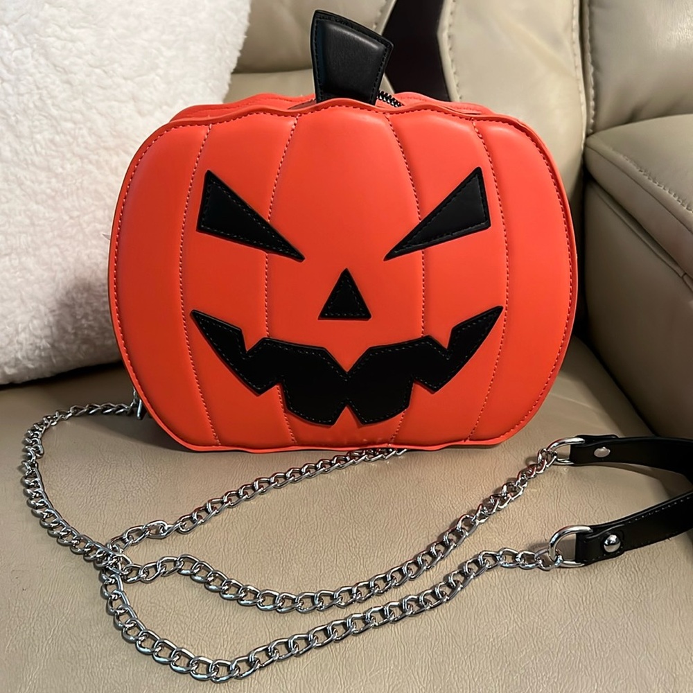 Halloween Pumpkin Crossbody Purse